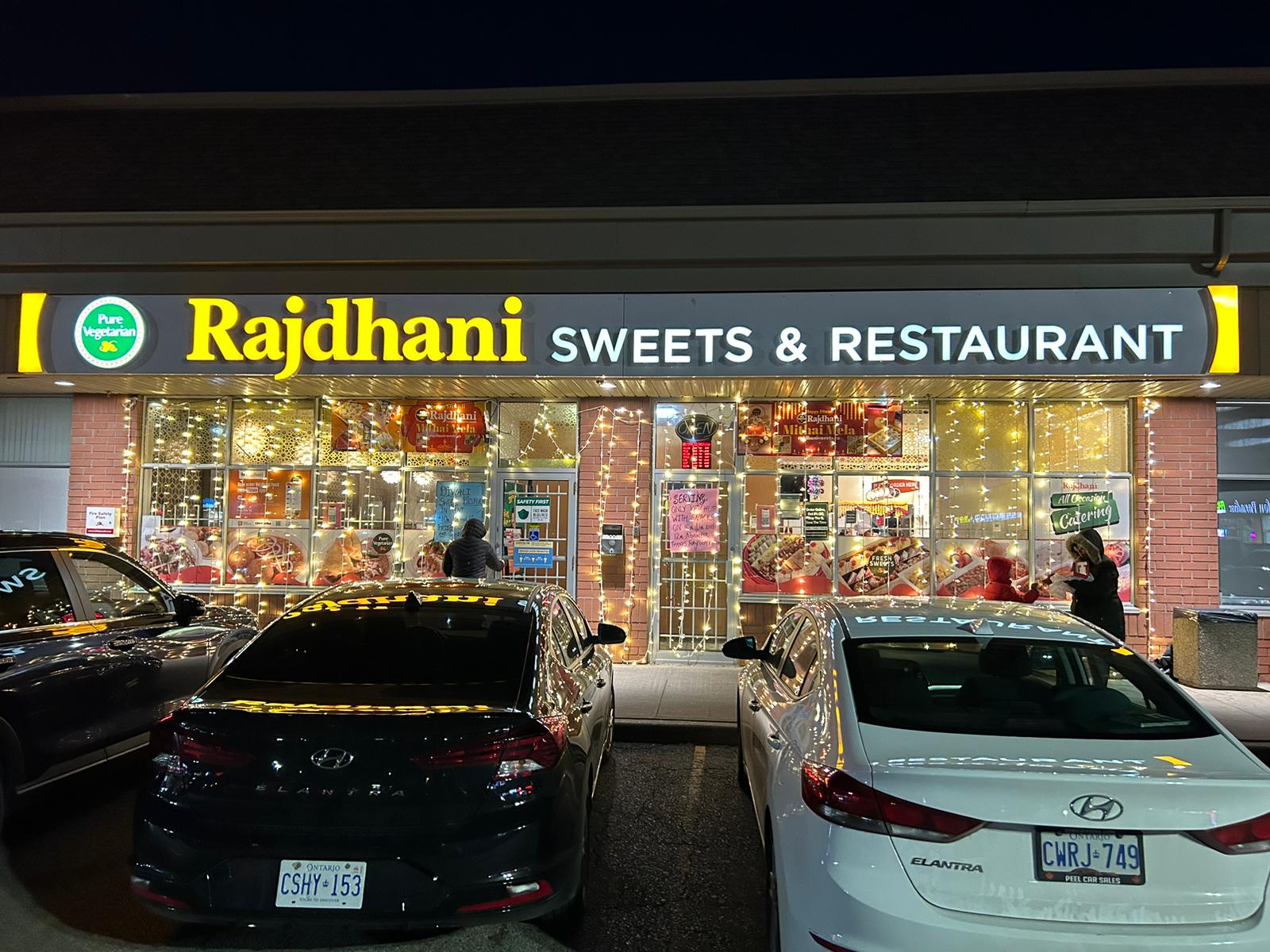 rajdhani sweets and restaurant